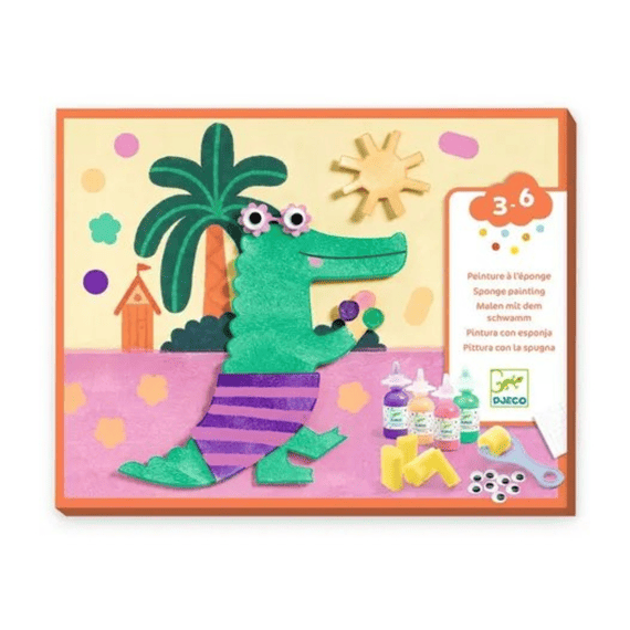 Djeco Schilderen Met Sponsjes Vakantie