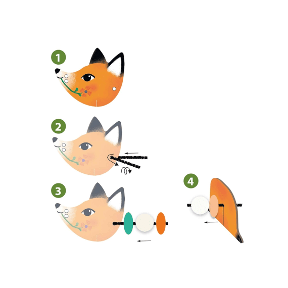 Djeco Knutselset Schattige Dieren