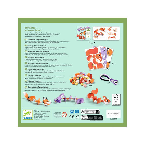Djeco Knutselset Schattige Dieren