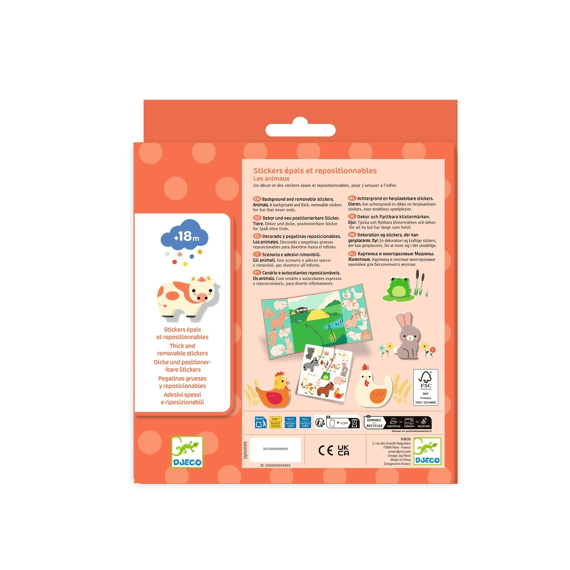 Djeco Stickerpret Boerderijdieren