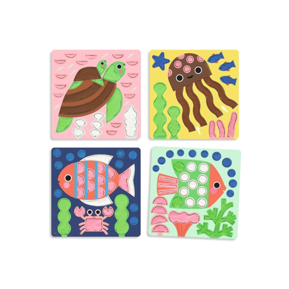Djeco Knutselset Kleuren Met Klei Waterdieren