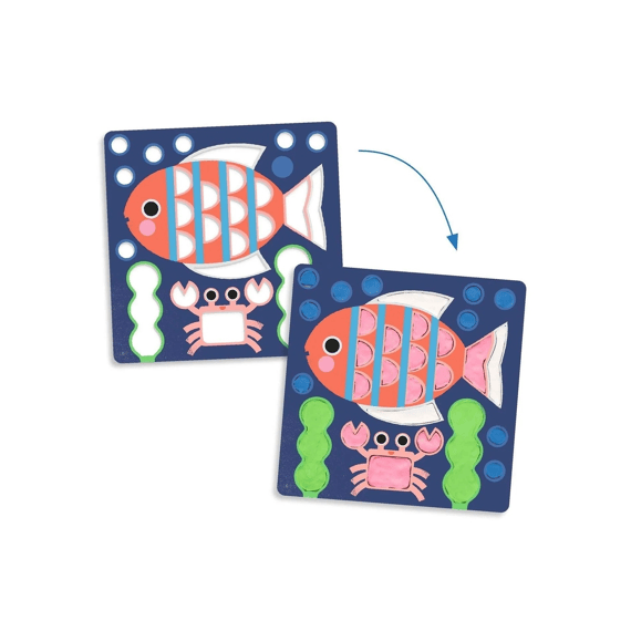 Djeco Knutselset Kleuren Met Klei Waterdieren