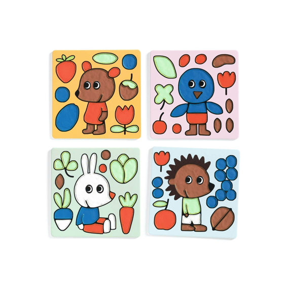 Djeco Knutselset Kleuren Met Klei Ondeugende Tuinvriendjes