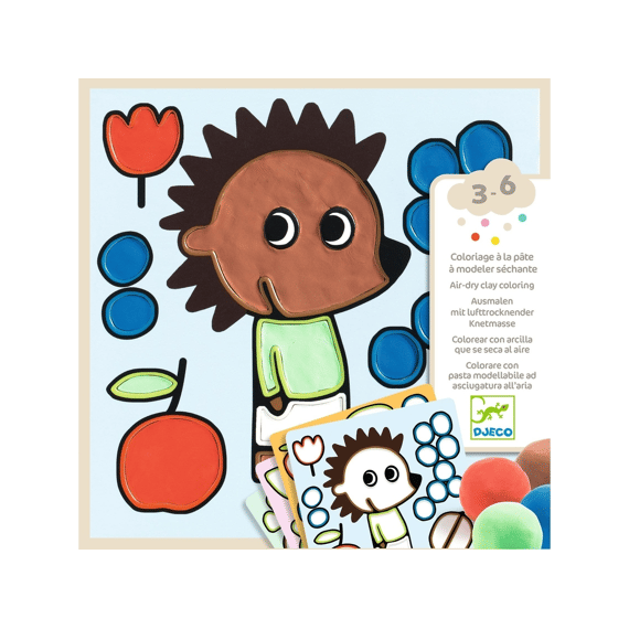 Djeco Knutselset Kleuren Met Klei Ondeugende Tuinvriendjes