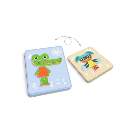 Djeco Magneetbox Dieren