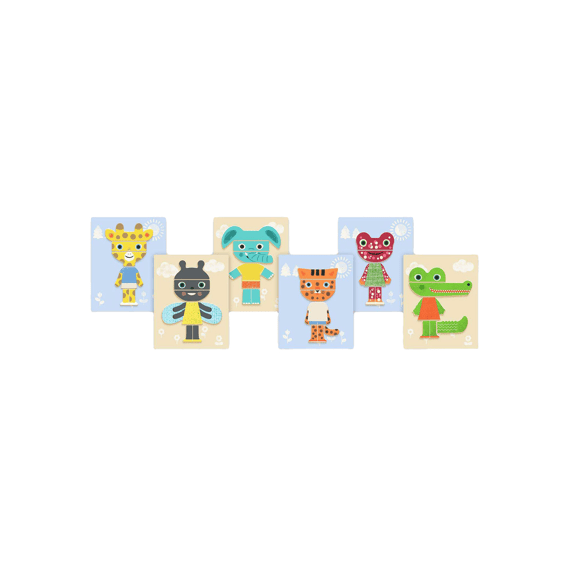 Djeco Magneetbox Dieren