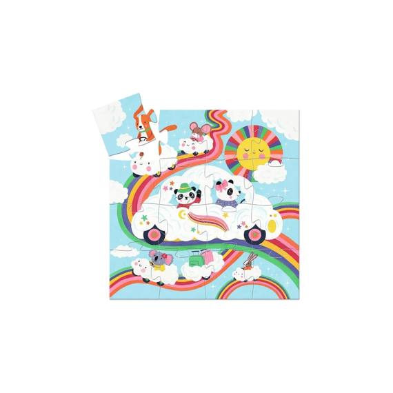 Djeco Puzzel 16 Stuks Wolkenauto