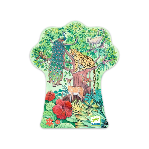 Djeco Puzzel 54 Stuks Indian Jungle