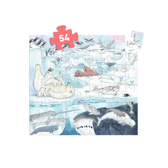 Djeco Puzzel 54 Stuks Pooldieren