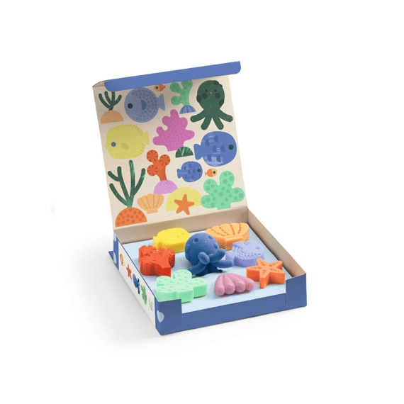 Djeco 8 Kleurtjes Oceaandieren