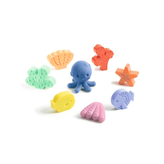Djeco 8 Kleurtjes Oceaandieren