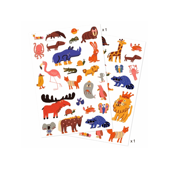 Djeco Tattoos Funny Animals