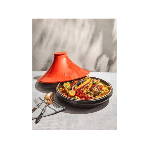 Emile Henry Colorama Induction Tajine Oranje