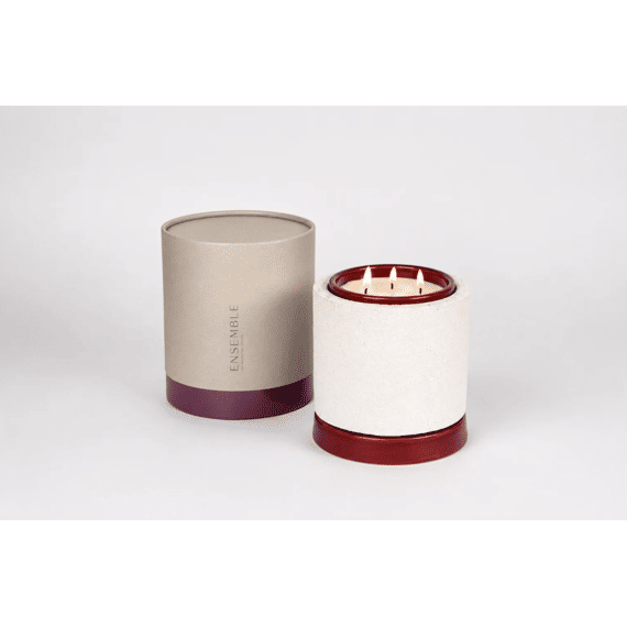 Mon Dada Indoor Geurkaars Ensemble Set Burgundy Chic