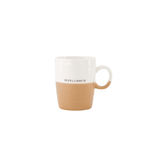 Zusss Theemok Gezelligheid White / Camel