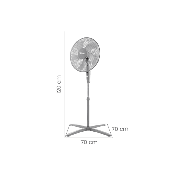 Ardes Ar5st40pg Staande Ventilator Grijs