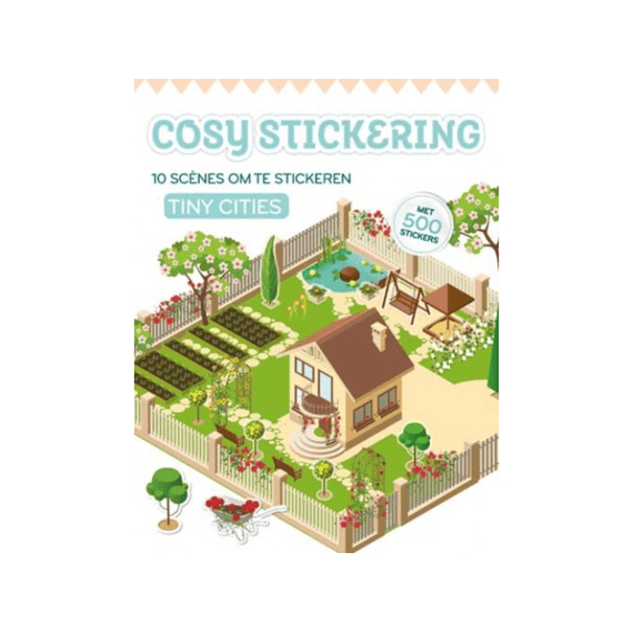 Stickerboek Cosy Stickering Tiny Cities