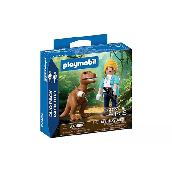 Playmobil 72172 Duopack T-rex Met Onderzoeker
