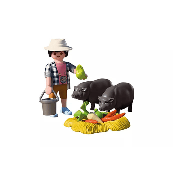 Playmobil 72171 Country Boer Met Hangbuikzwijn