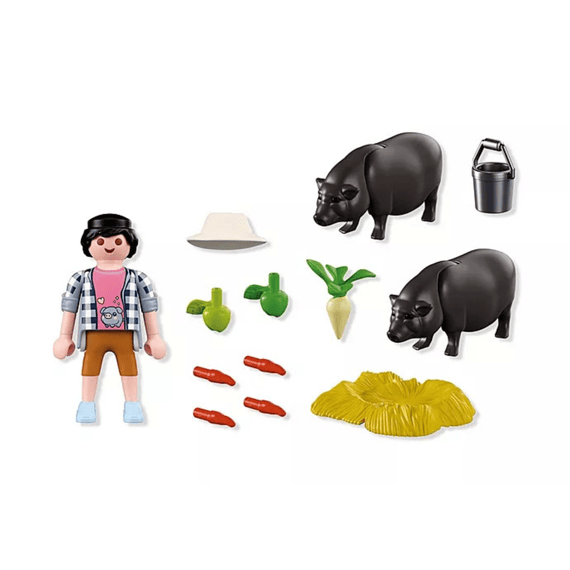 Playmobil 72171 Country Boer Met Hangbuikzwijn