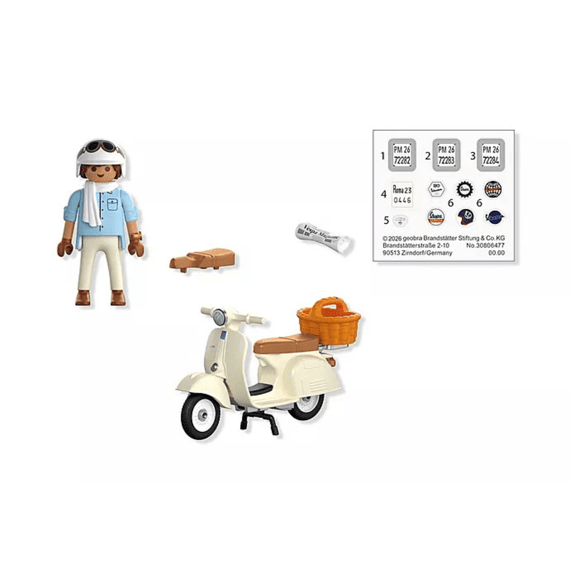 Playmobil 72283 Cars Vespa 80 Jaar Klassieke Uitvoering