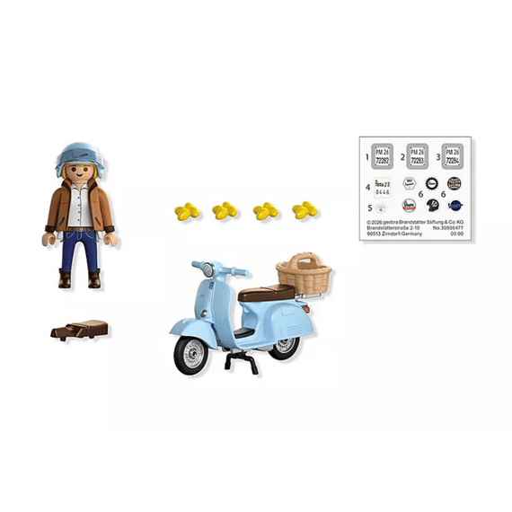 Playmobil 72284 Cars Vespa 80 Jaar Iconische Uitvoering