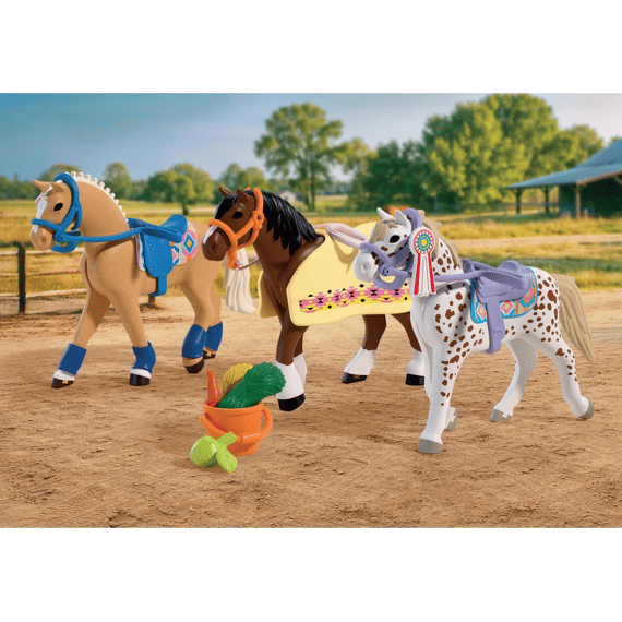 Playmobil 72133 Horses Drie Verzamelpaarden