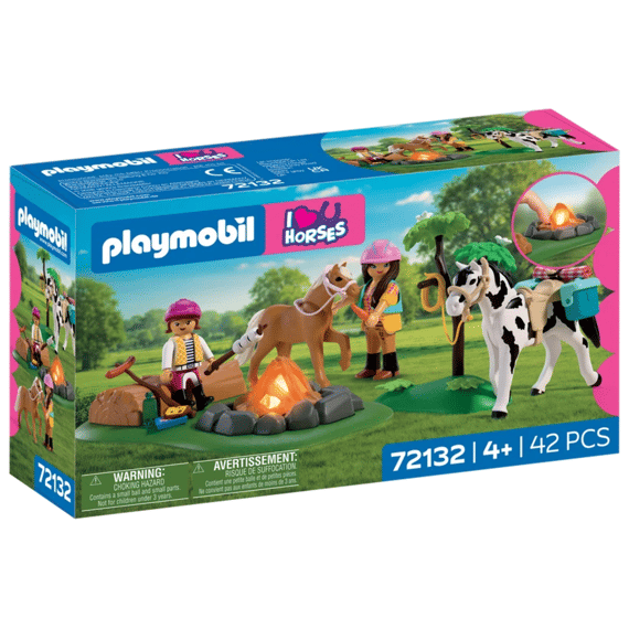Playmobil 72132 Horses Paardrijtocht Met Kampvuur