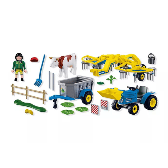 Playmobil 72163 Country Kleine Tractor Met Hooimaaier