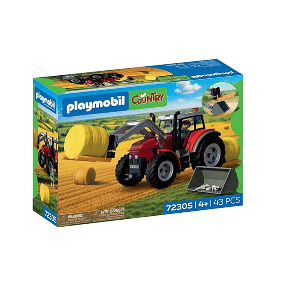 Playmobil 72305 Country Grote Tractor Met Hooibalen