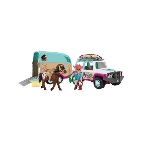Playmobil 72129 Horses Terreinwagen Met Paardentrailer