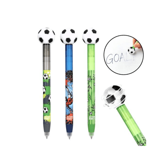 Action World Uitwisbare Gelpen Voetbal Assortiment