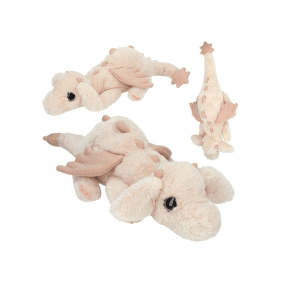 Snukis Knuffel Draak Abrikoos