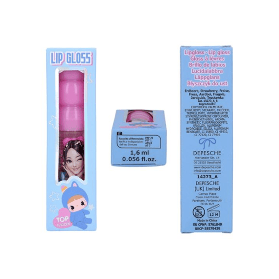 Topmodel Lipgloss Bubble Topper Kpop Assortiment