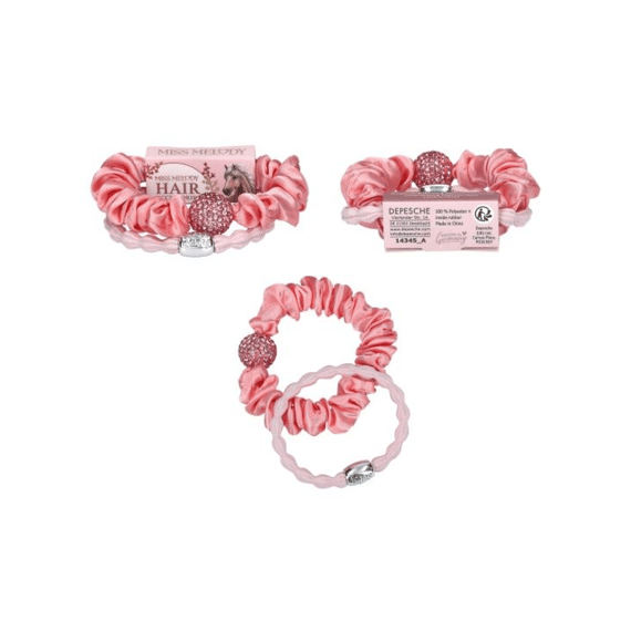 Miss Melody Haarelastiekjes Strass Assortiment
