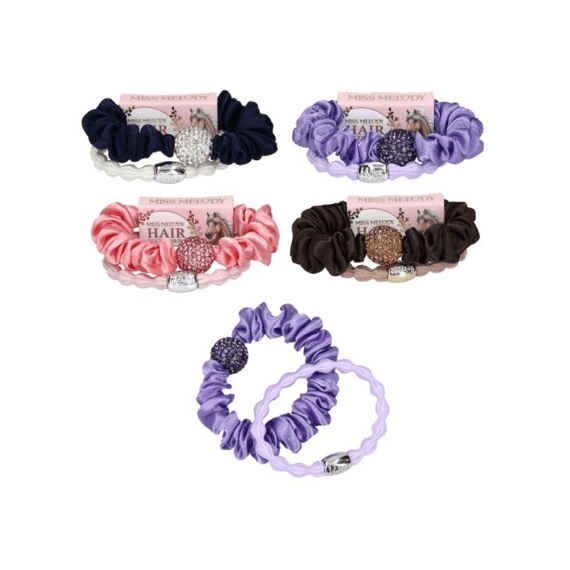 Miss Melody Haarelastiekjes Strass Assortiment