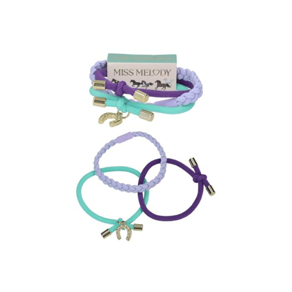 Miss Melody Haarelastiekjes Knopen En Gevlochten Assortiment