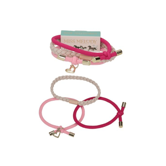Miss Melody Haarelastiekjes Knopen En Gevlochten Assortiment