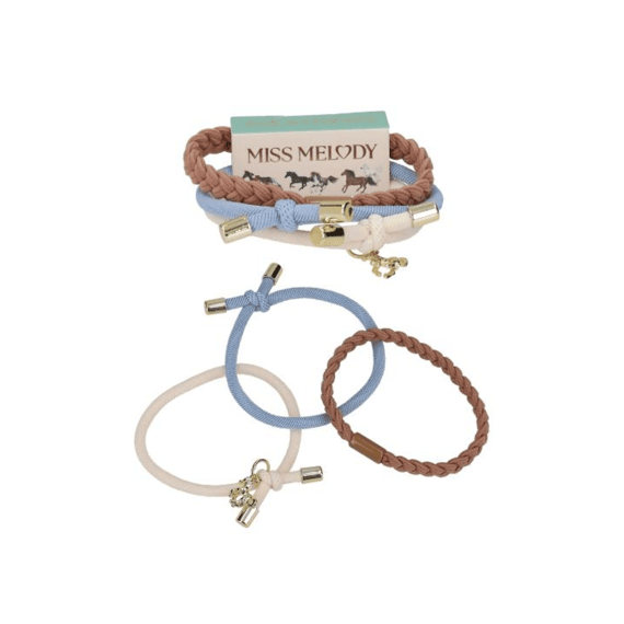 Miss Melody Haarelastiekjes Knopen En Gevlochten Assortiment