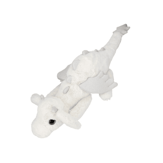Snukis Knuffel Draak Wit 65cm