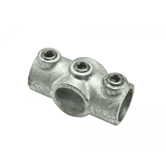 Koppelstuk Ø28mm Kruisverbinding (3 Buizen)