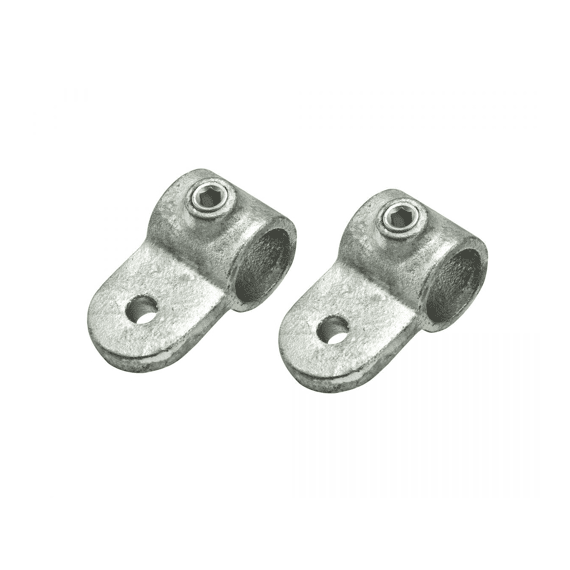 Koppelstuk Ø28mm Plaatbevestiging Enkel 1st
