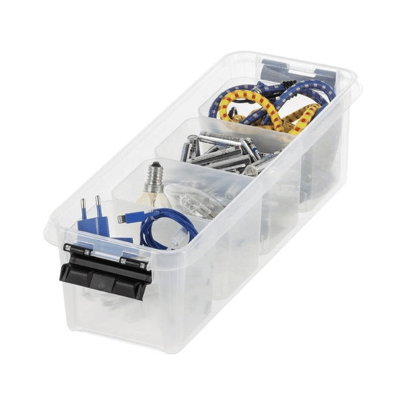 Orthex Smartstore Classic 14l Box Met Deksel 40x30x19 Cm Met 6 Inzet