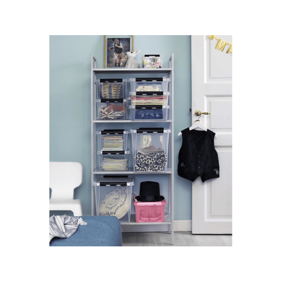 Orthex Smartstore Classic 14l Box Met Deksel 40x30x19 Cm Met 6 Inzet