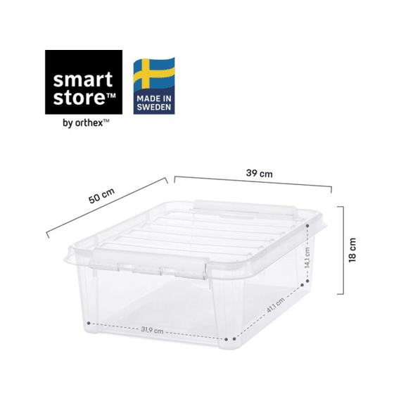 Orthex Smartstore Classic 20l Box Met Deksel 50x39x18 Cm