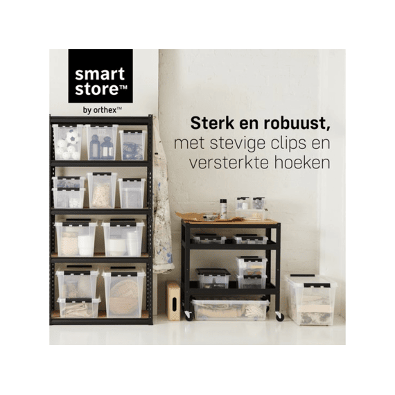 Orthex Smartstore Classic 20l Box Met Deksel 50x39x18 Cm