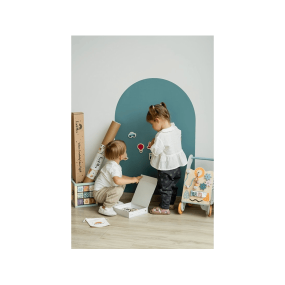 Tix&mix Magnetisch Muursticker Cyan Wave + 2 Potloden
