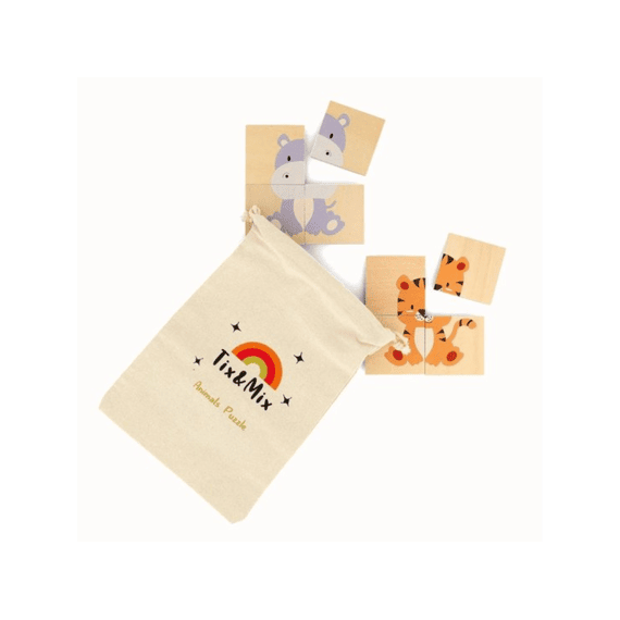 Tix&mix Magnetische Speelset Dieren En Puzzels 32 St