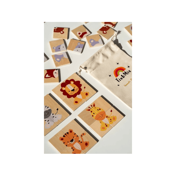 Tix&mix Magnetische Speelset Dieren En Puzzels 32 St