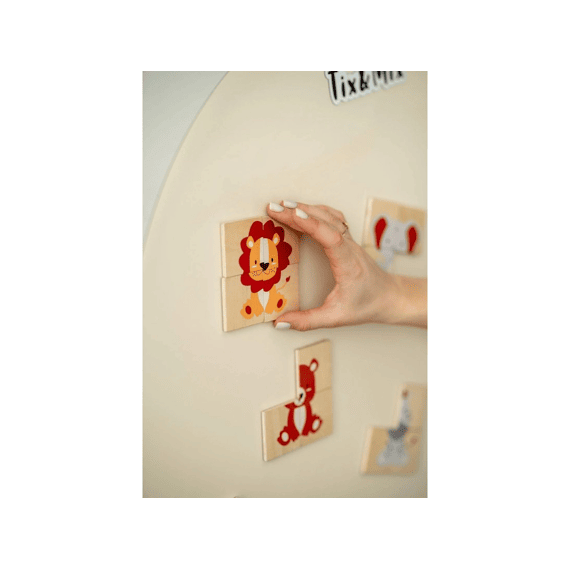 Tix&mix Magnetische Speelset Dieren En Puzzels 32 St
